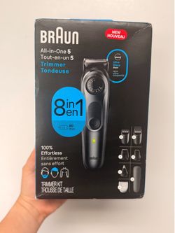 Braun All-in-One Series 5 Trimmer Kit – 8-in-1 Grooming Kit / Máquina afeitadora 8 en 1