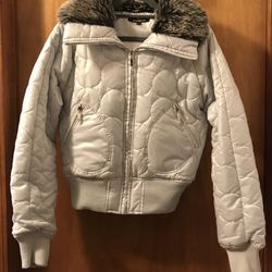 Quilted Bomber Jacket-gray, Size L, Brand New, Pick Up Only