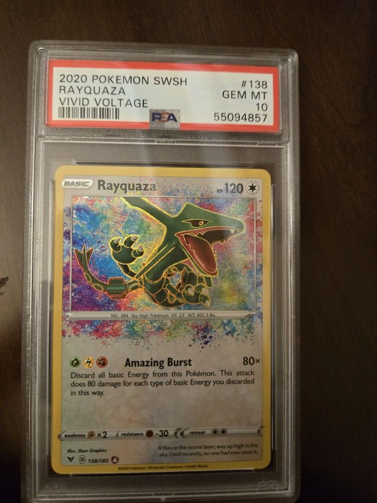 Rayquaza Vivid Voltage Psa 10