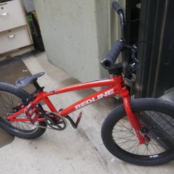REDLINE PROLINE EXPERT  XL BMX BIKE 6061 T6 ALUMINUM ALLOY TUBING. FROM THE FLOOR TO THE TOP BAR 21 INCHES. REAR BRAKE ONLY. PLEASE LOOK AT ALL THE PI
