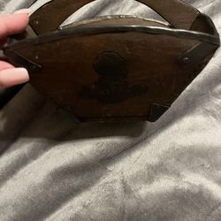  Pair Antique Chinese Wood Rice  Baskets 