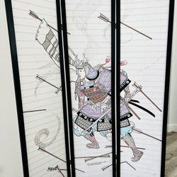Samurai Japanese Room Divider