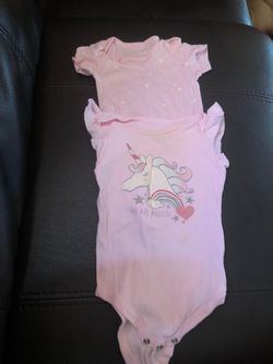 Baby Girl Onesies (6M) (2)