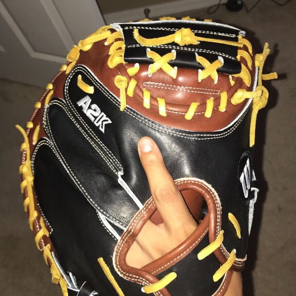 Wilson A2K PUDGE Catchers Mitt 32.5 Right Handed Throw A2KRB16PUDGE Baseball Glove