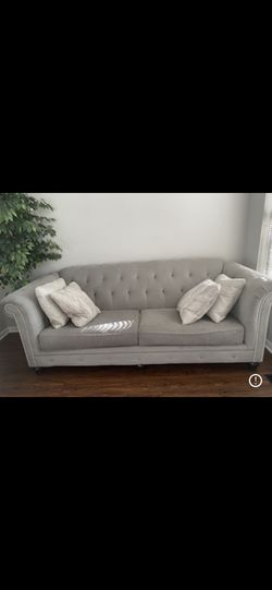 Beateful gray Sofa Set, Slightly Used