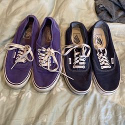 Womens Vans 9.5 Both For 20.00