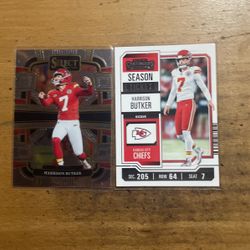 HARRISON BUTKER 2 CARD LOT 