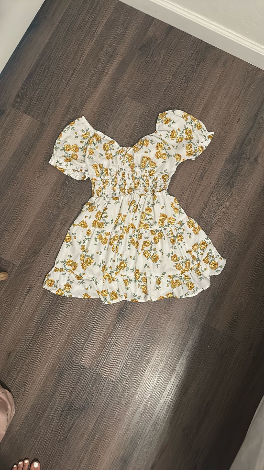 Blush Floral Dress