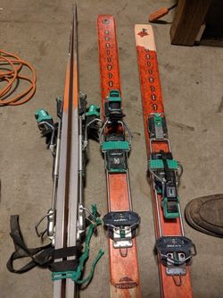 Silvretta 404 Bindings And Approach Skis