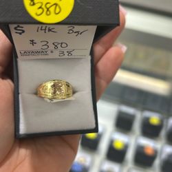 14k Mis 15 Anos Ring Sz 7.5