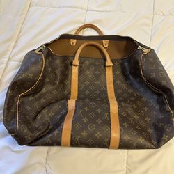 Authentic Vintage Louis Vuitton Keepall 55 Monogram Canvas Duffle – 1997 Date Code, Good Condition