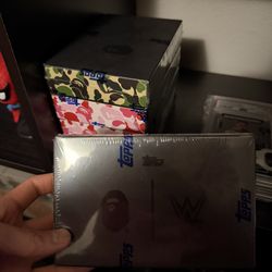 Topps WWE Bape hobby Box Cards 