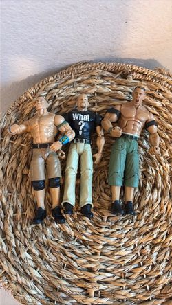 WWE Wrestling Action Figures Lot of 3