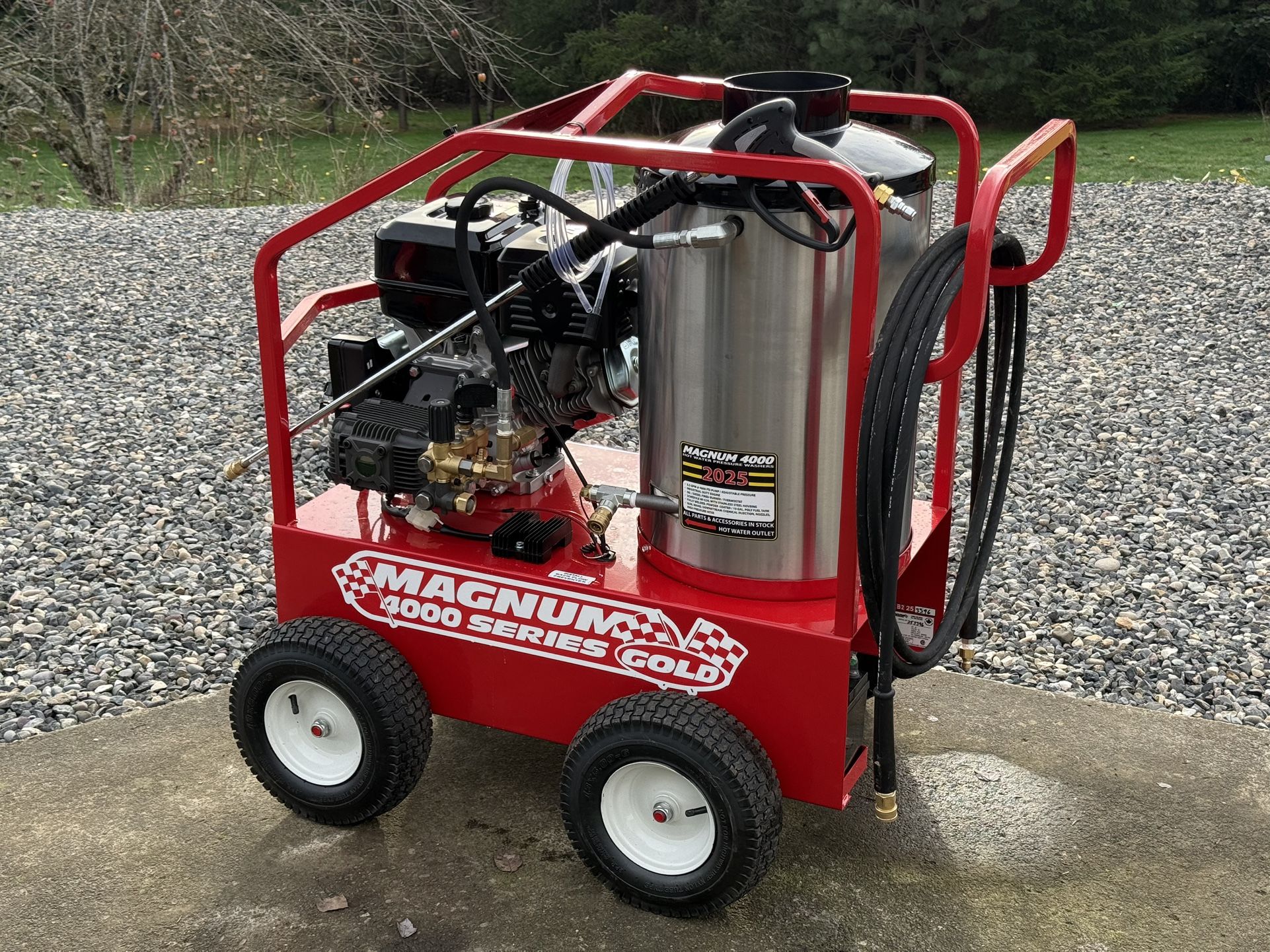 Hot Water Pressure Washer Magnum Gold 4000 Series Diesel BRAND NEW