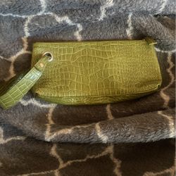 Green "Alligator skin" wallet