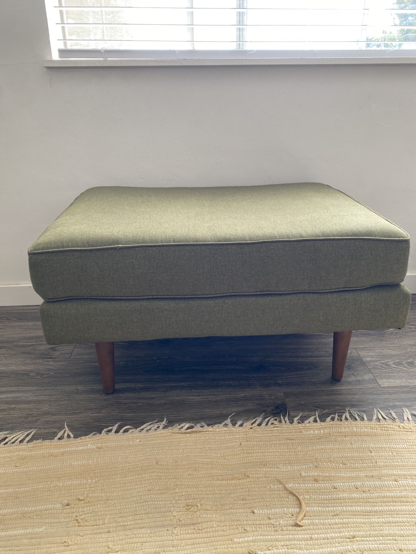 Preston Ottoman - Joybird (Faithful Olive) - $180 - Pickup Only