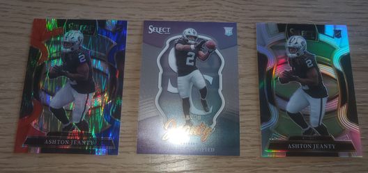 Ashton Jeanty Rookie Card Lot of 3