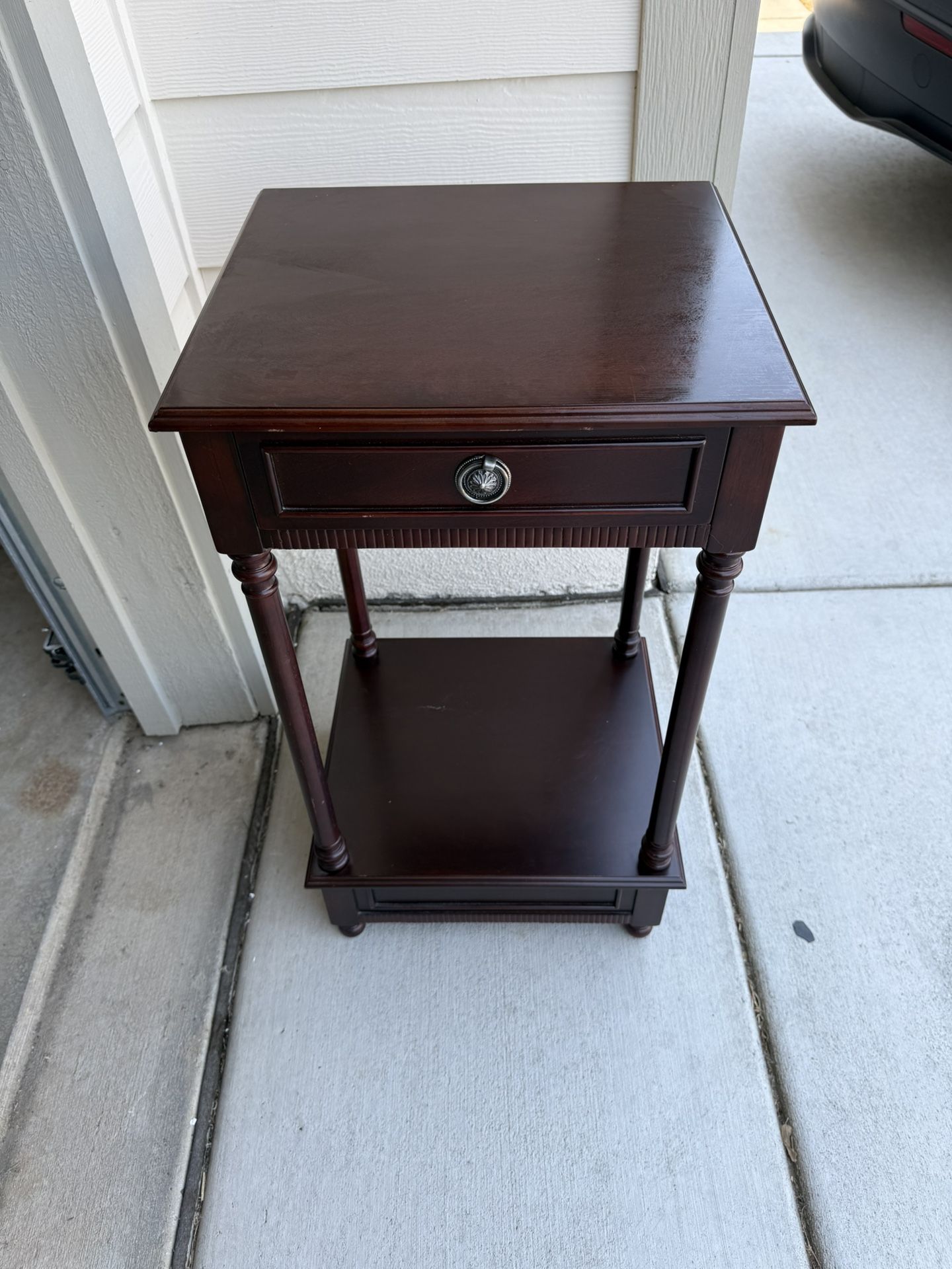 Beautiful antique cherrywood end table.