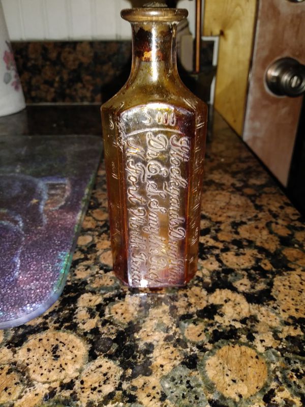 Antique Ftw stockyards drug store medicine bottle from 1901 for Sale in ...