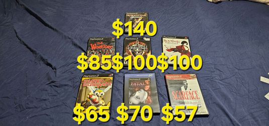 Sony PlayStation 2 ps2 RARE  games  READ DESCRIPTION