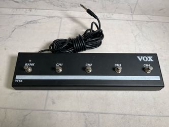 Vox VFS5 Five Button Amplifier Footswitch Controller (A1G012316)