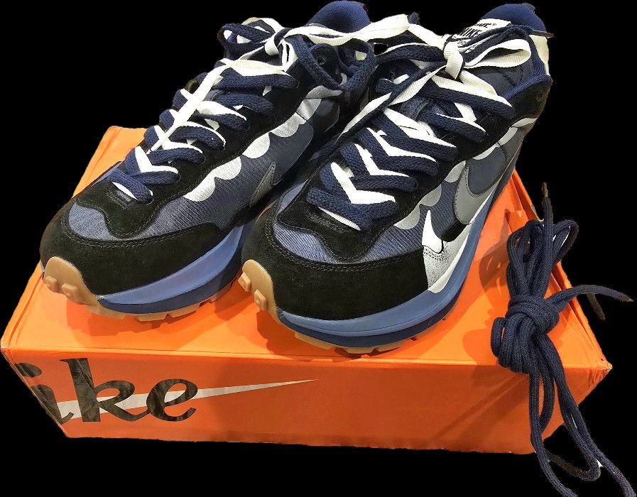 Nike VaporWaffle / Sacai Brand NEW Size 9.5 Blue Black