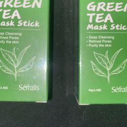 2 Green Tea Mask Sticks