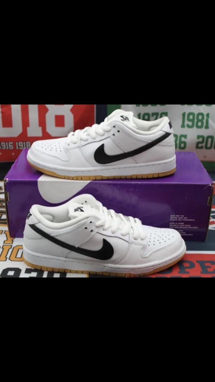 Nike Dunk SB Low White Gum Size 9.5 / 10 / 10.5 