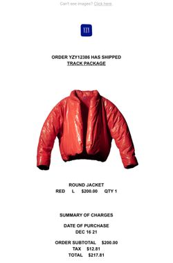 Yeezy Gap Round Jacket(size large)