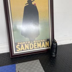 Vintage 1920’s Poster and Bottle 