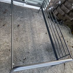 IKEA Metal Twin Bed frame And Mattress