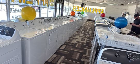 Washer dryer sets gas or electric from $399