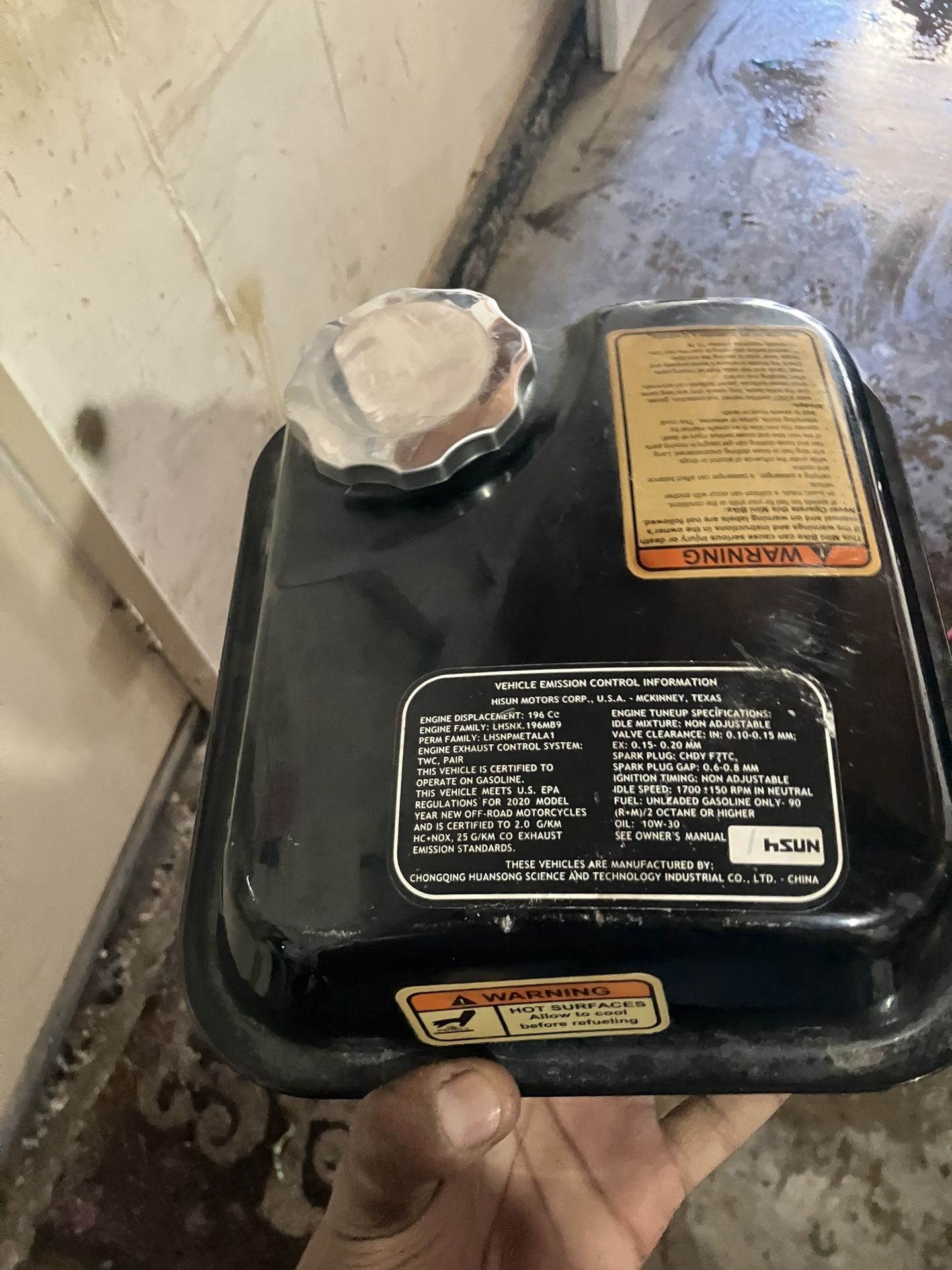 212 Clone Predator Gas Tank