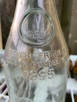 Vintage Glass Bottle Collectible 