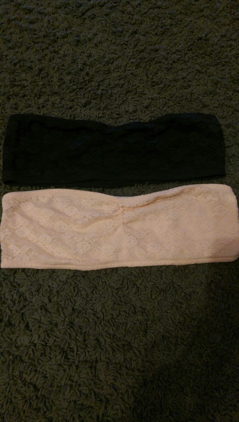 Forever 21 Tube Style Bras Size Large