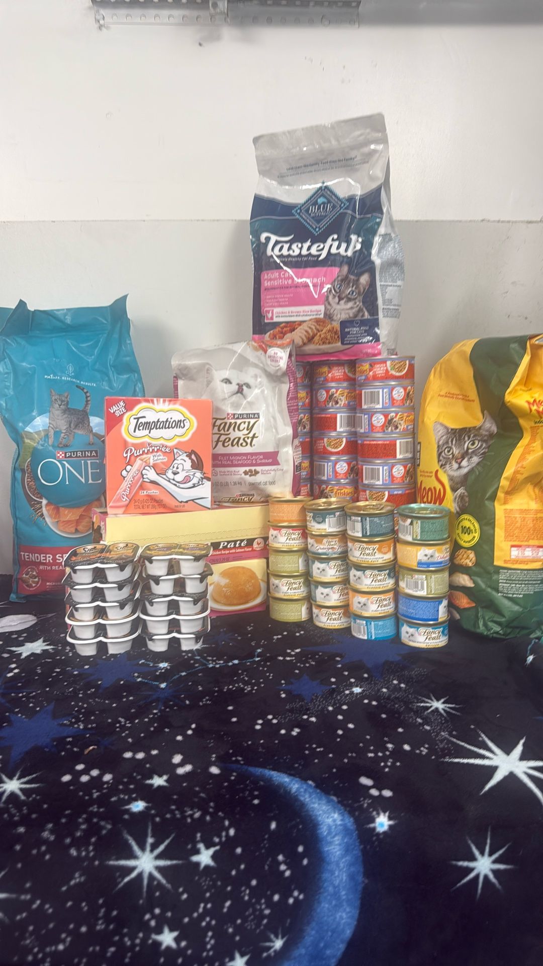 Cat Food Dry And Wet Mixed 