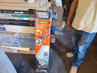 Black And Decker 18v Cordless Trimmer & Edge
