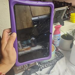 Cracked Screen Tablet