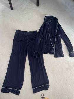 H&M Navy Blue Pajama Set 
