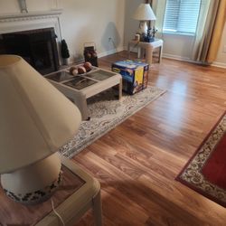 I Have A Brand New In The Box Electric Turkey Fire It Includes The Gloves And The Thermostat I Also Have Two Lamps In Tables And A Coffee Table Availa