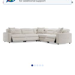 5 Piece Power Recliner Sectional 