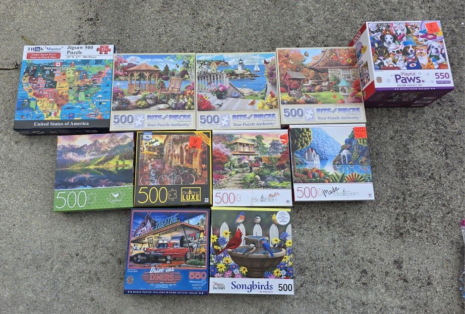 Lots Of Jigsaw Puzzles