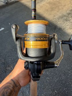 Shimano FX 4000 Spinning Reel with Penn Rod
