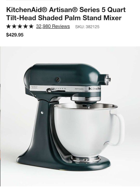 KitchenAid KSM150PSAQ Artisan Series 5-Qt.Stand Mixer With Pouring Shield-Aqua  Sky for Sale in Jacksonville, FL - OfferUp