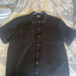 Fb County Black Shirt White Ditching Large