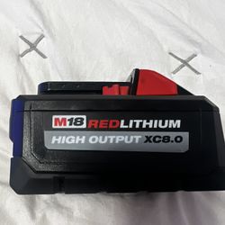 Bateria M-18 Milwakee-8.0 New $140