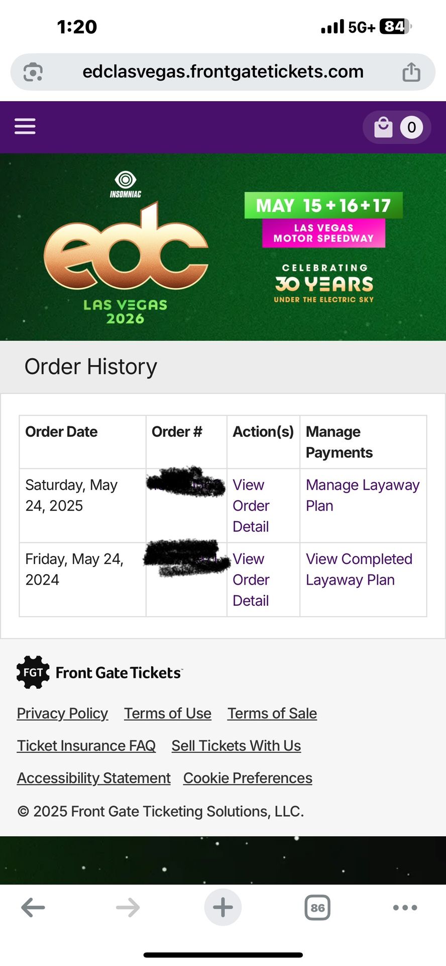 EDC TICKETS