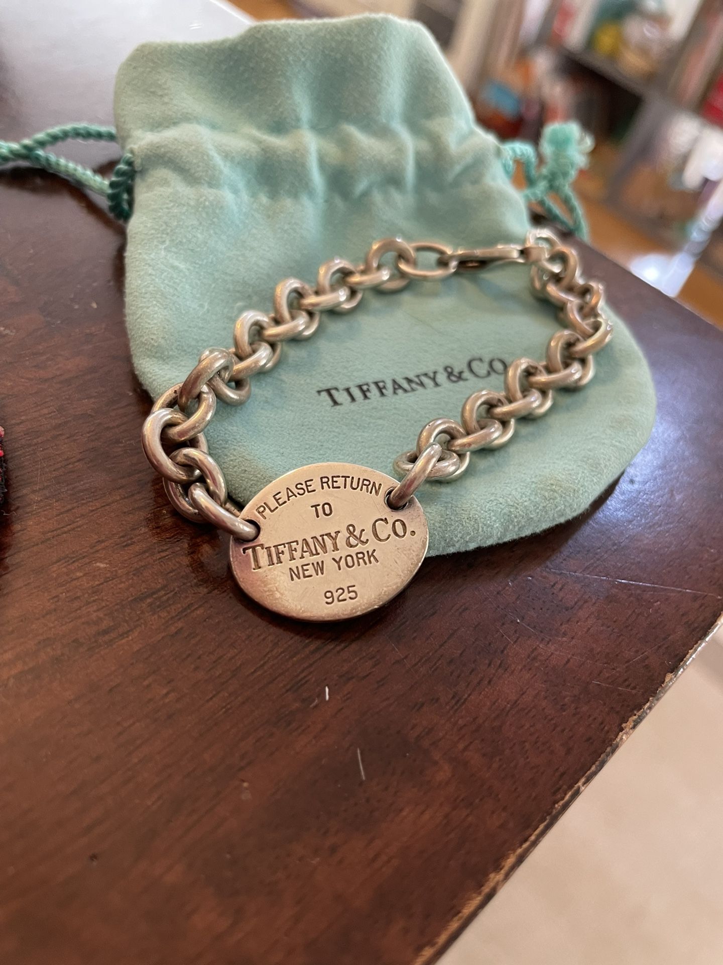 Tiffany & Co. Oval Chain Tag Bracelet