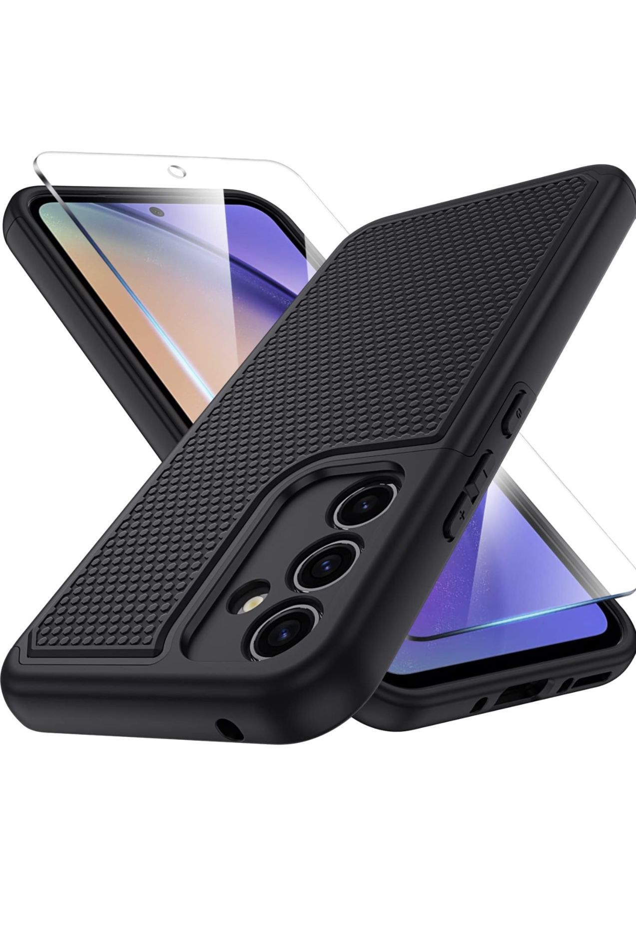 Galaxy A54 5G Case with Tempered Glass Screen Protector