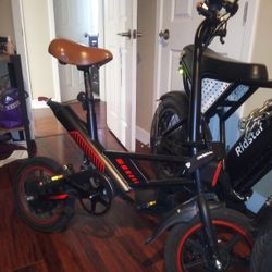 Nice E-bike With Fat Boy Seat, Charger, Brand New Lock And Chain
